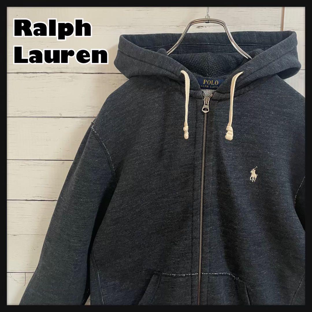 1【即完売モデル】ラルフローレン☆刺繍ワンポイント ジップパーカー☆362