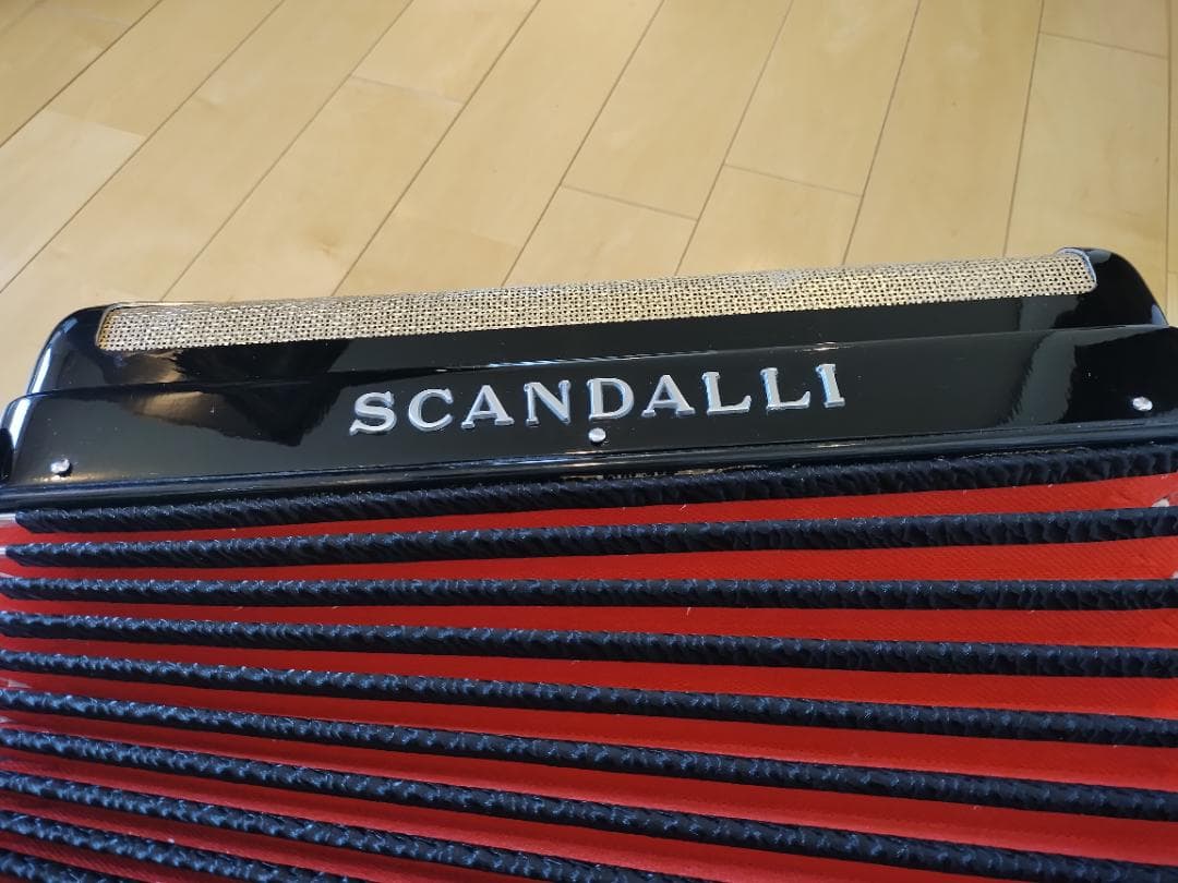 ⭐︎イタリア製⭐︎SCANDALLI ボタン式アコーディオン ソフトケース付