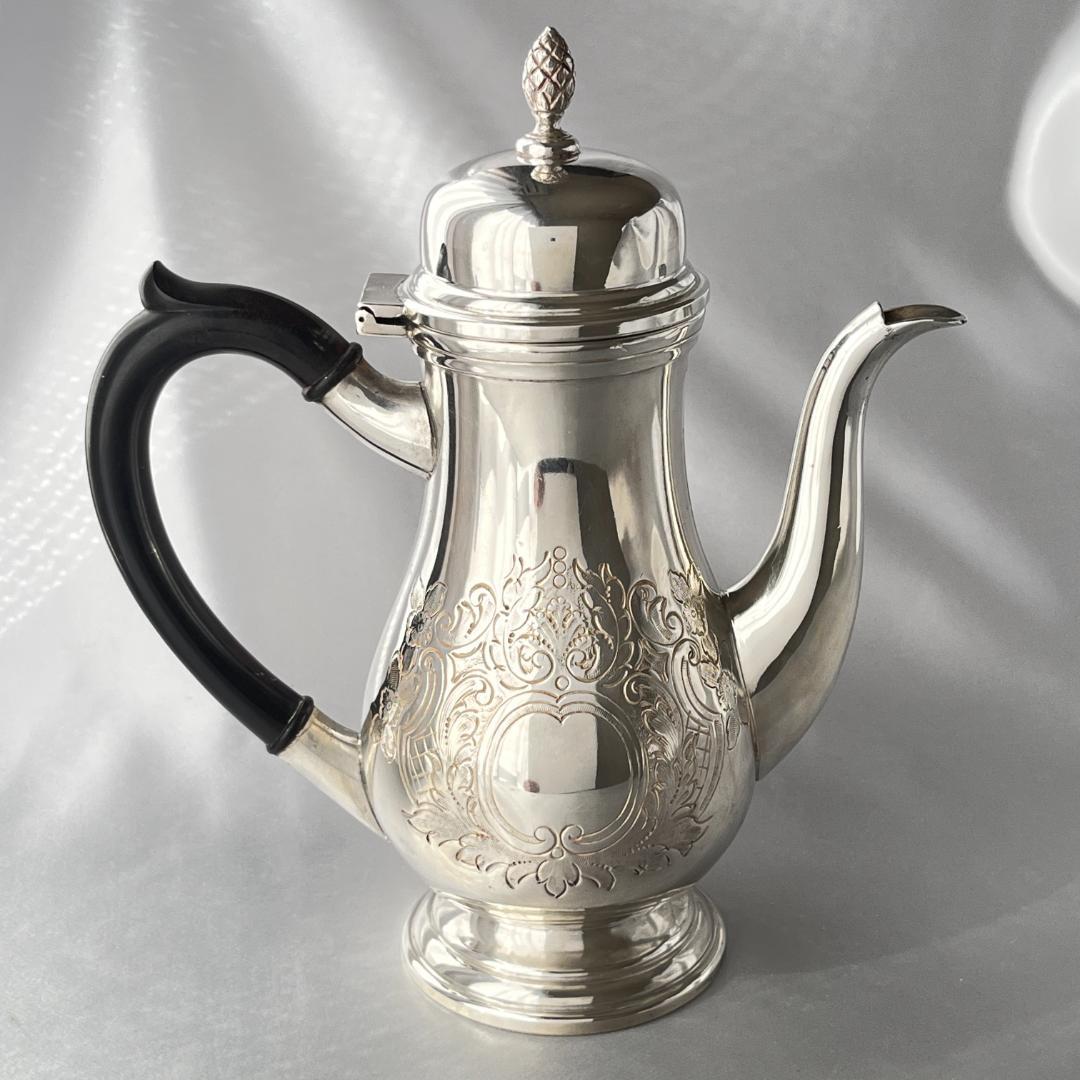 【Barker & Ellis】 コーヒーセット【シルバープレート】バチェラー