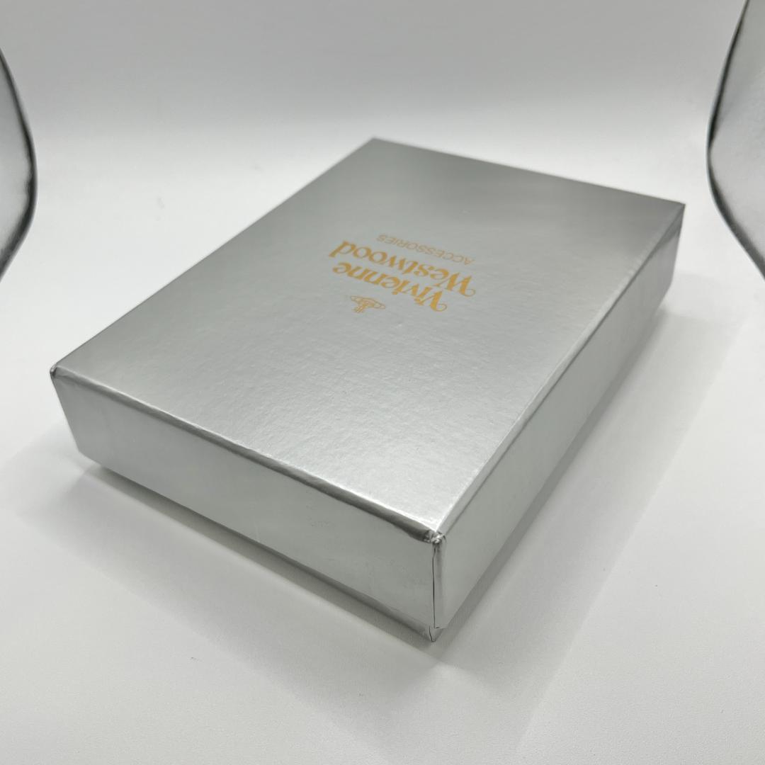 Vivienne Westwood 特価 がま口 定番マット 折財布 黒 型押し