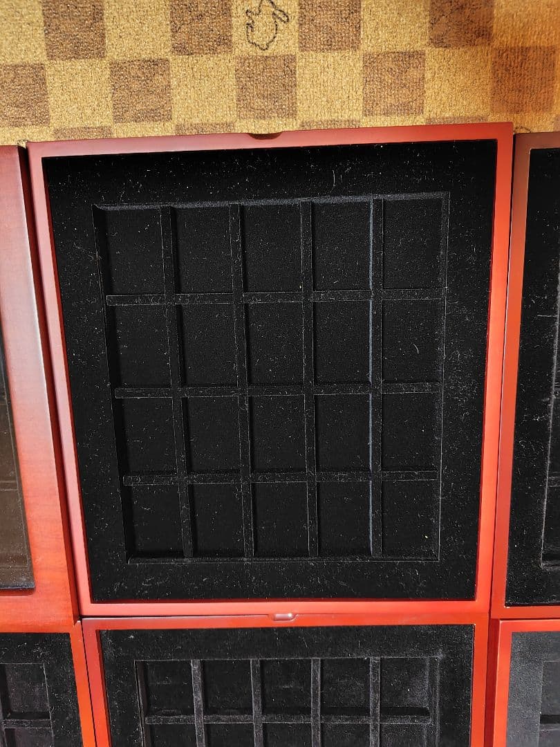 ZIPPOコレクションケース 木箱6段120個収納ケース中古品