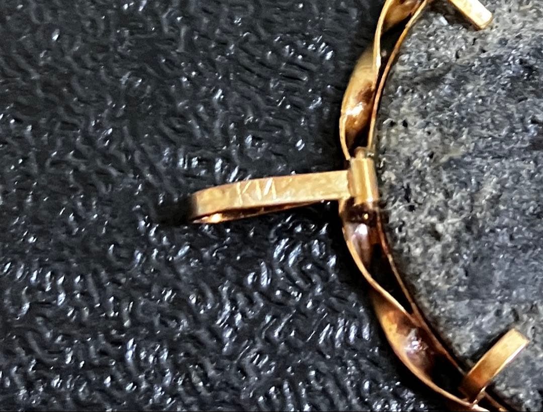 カメオK14　ブローチ　ネックレス　2way