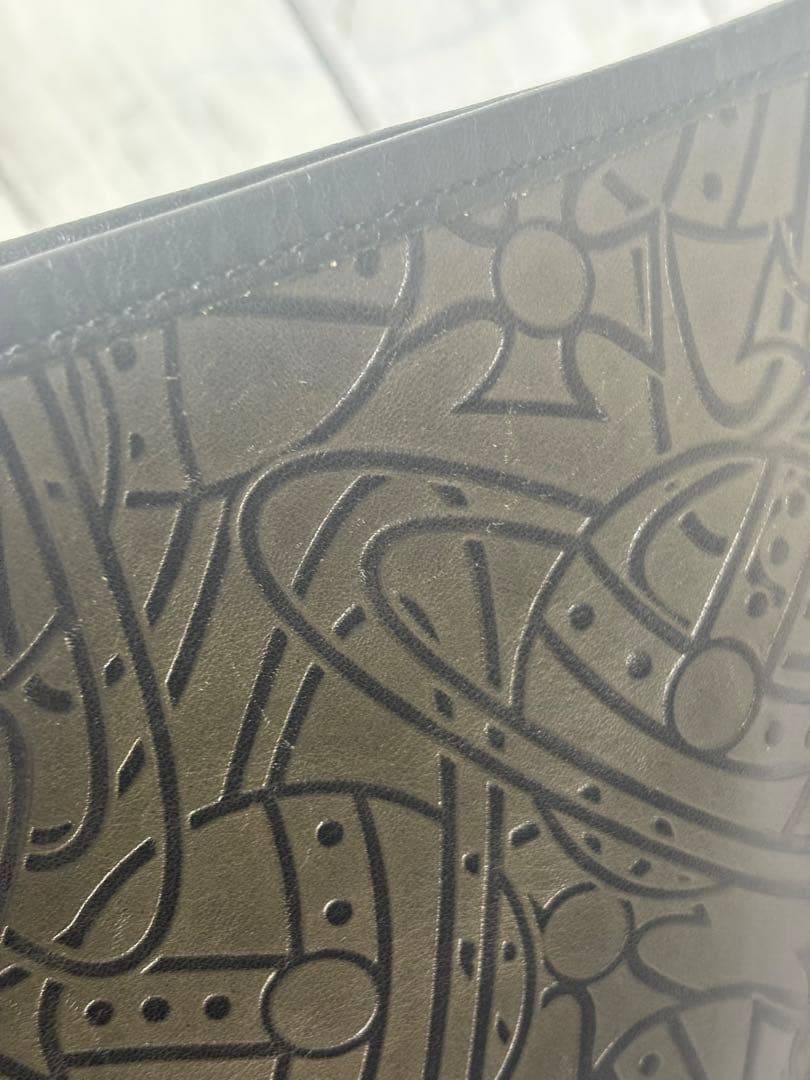 ヴィヴィアンウエストウッド　ショルダーバッグ　レザー　総柄　オーブ