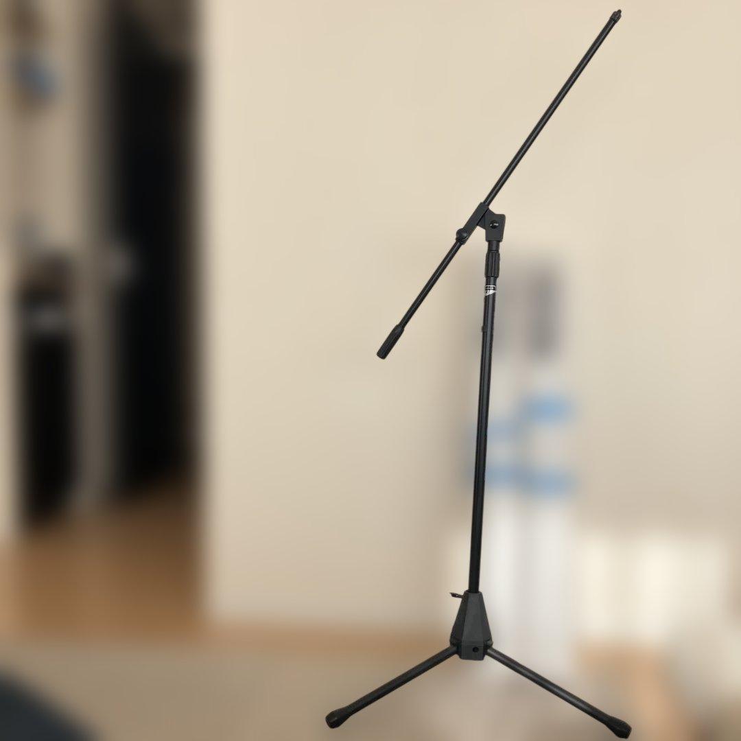 【新品未使用】マイクスタンド 2本 2way式（ストレート＆ブーム）