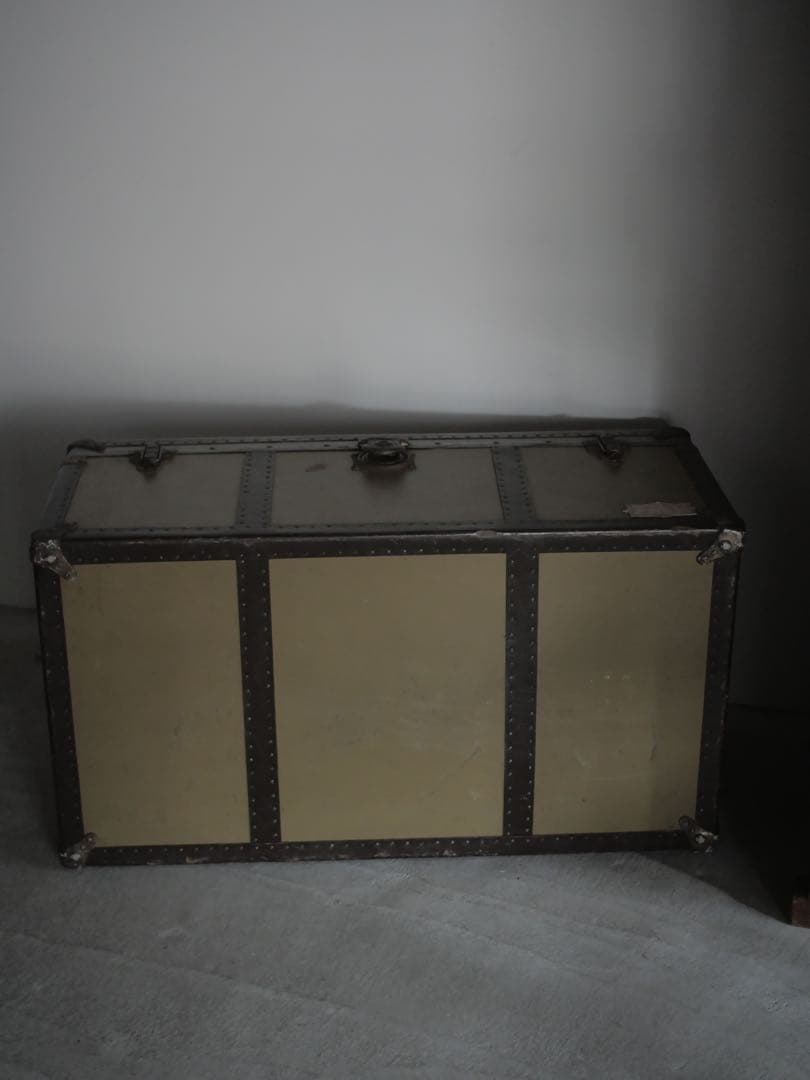 トランクケース　トランク　旅行　鞄　机　古家具　古道具　アンティーク　昭和レトロ