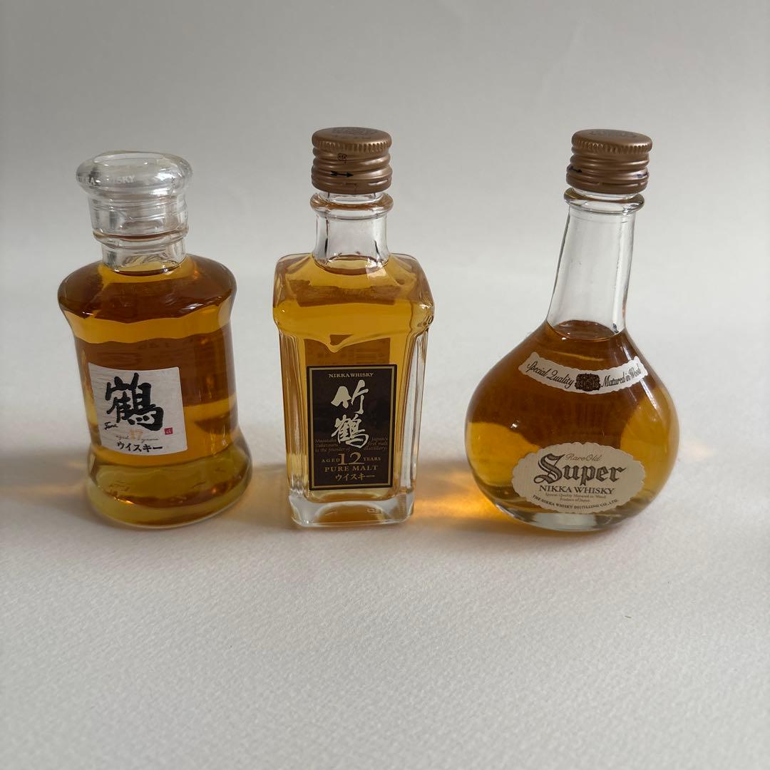 ウイスキー ミニボトル セット 響17年　竹鶴12年　鶴17年　希少品