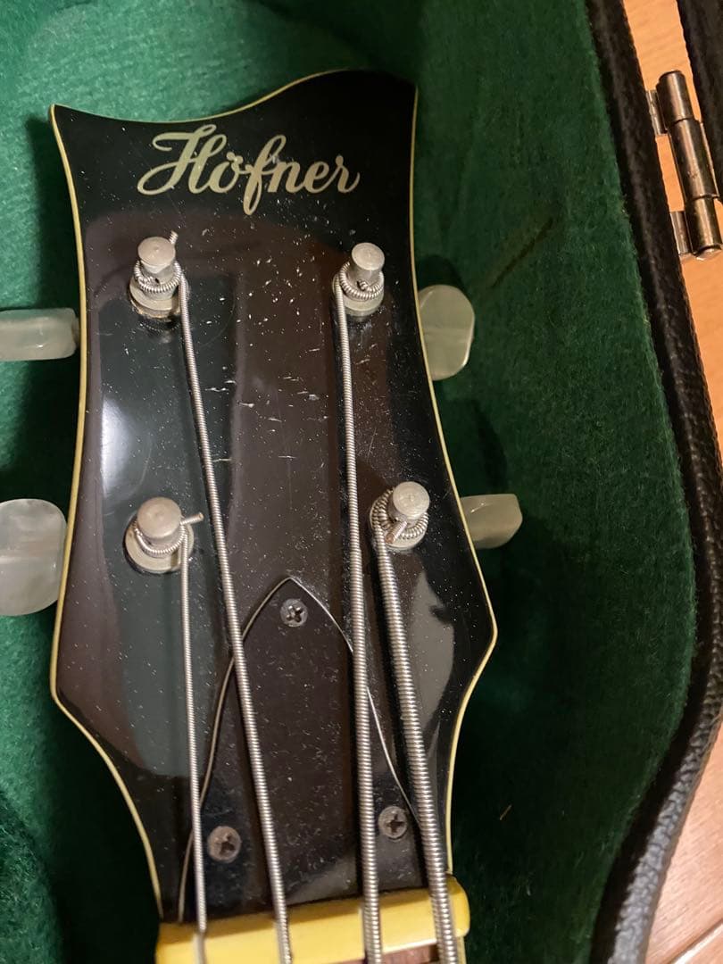 ヘフナー ドイツ製、レフティ、左利き用のバイオリンベース、完動品、ネオビンテージ