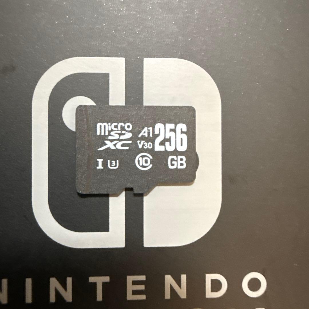 Nintendo Switch 本体 赤/青 箱あり SDカード256GB付き