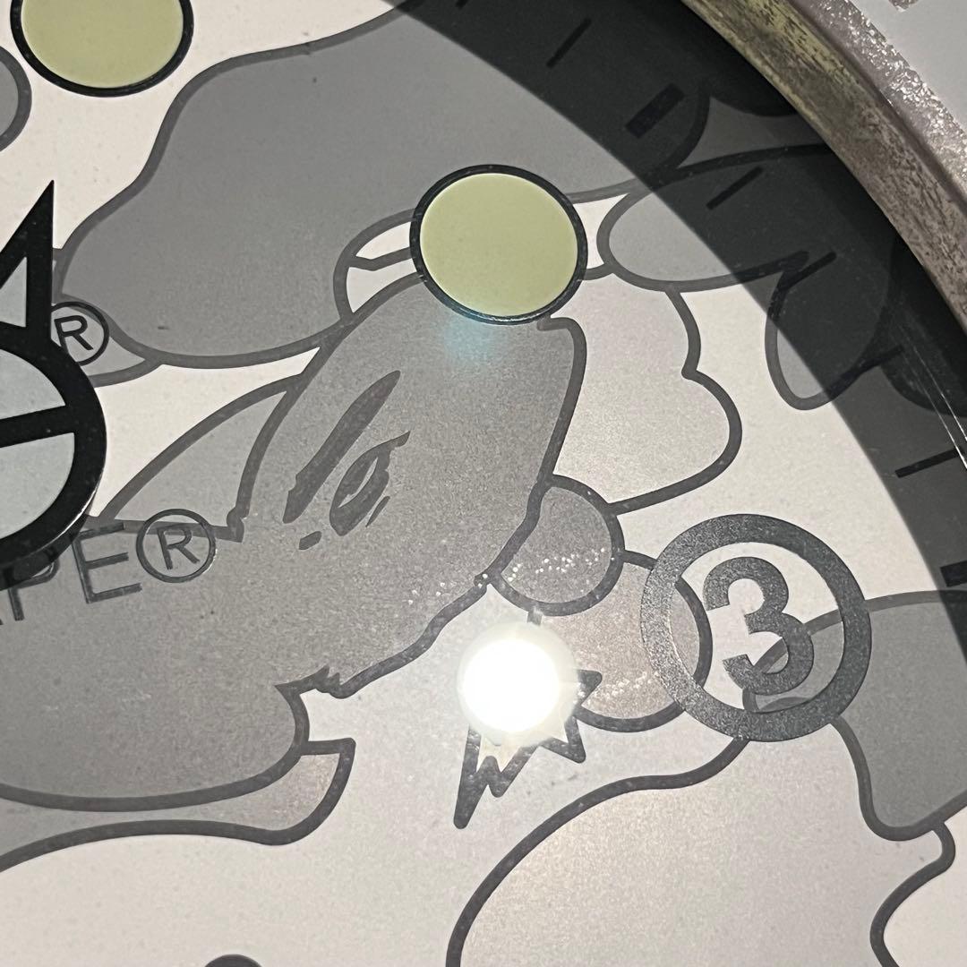 A BATHING APE 迷彩掛時計 30cm