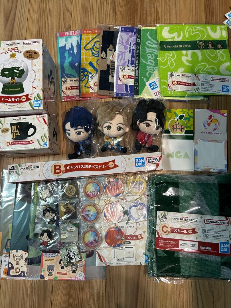 ☆*☆様 ミセスグリーンアップル 一番くじ A.B.C.D.F.G.Hラストワン