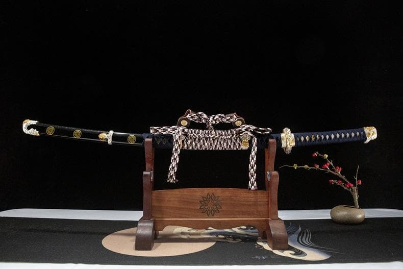 二色獅子太刀 日本刀 模造刀 居合刀 武士道 武蔵 鑑賞用 手鍛造打