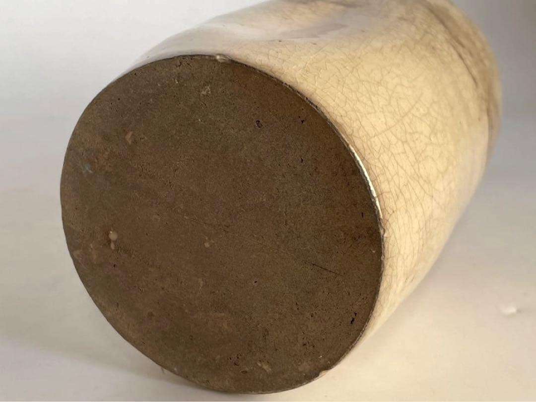 骨董　アンティーク　丹波焼　古丹波　白丹波　徳利　雨漏り　酒器　花瓶　民芸　民藝