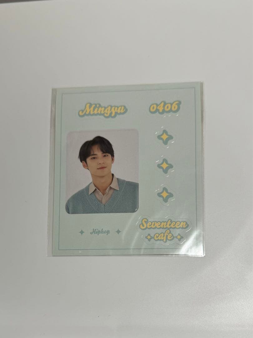 SEVENTEEN cafe セブチカフェ ミンギュ トレカ ポストカード