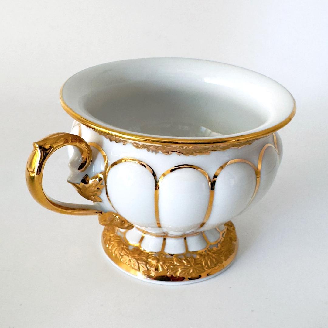 ★マイセン★1級品/カップ＆ソーサ/花柄/ゴールド/アンティーク/高級 ゴールド