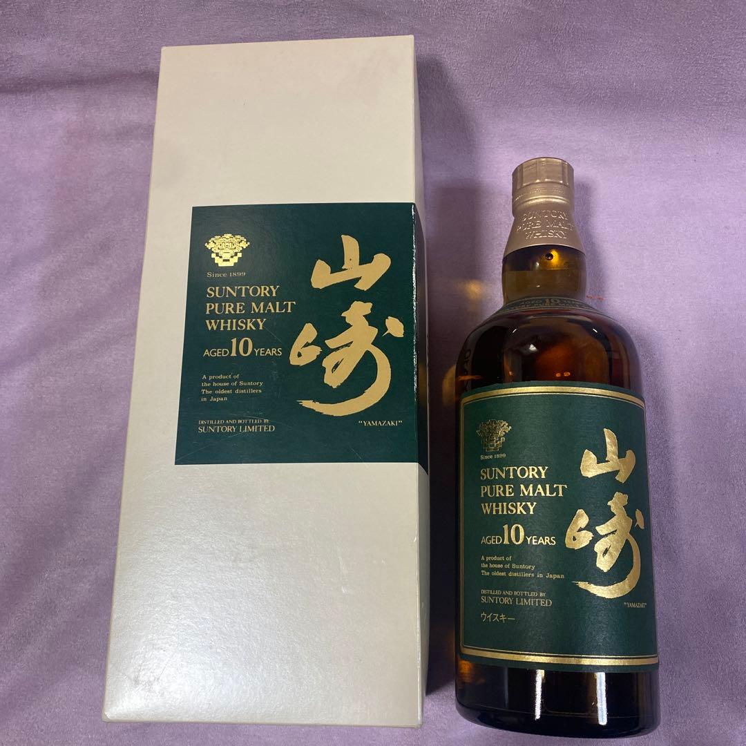 ニカ⭐︎希少⭐︎サントリーウィスキー山崎10年750ml箱付き