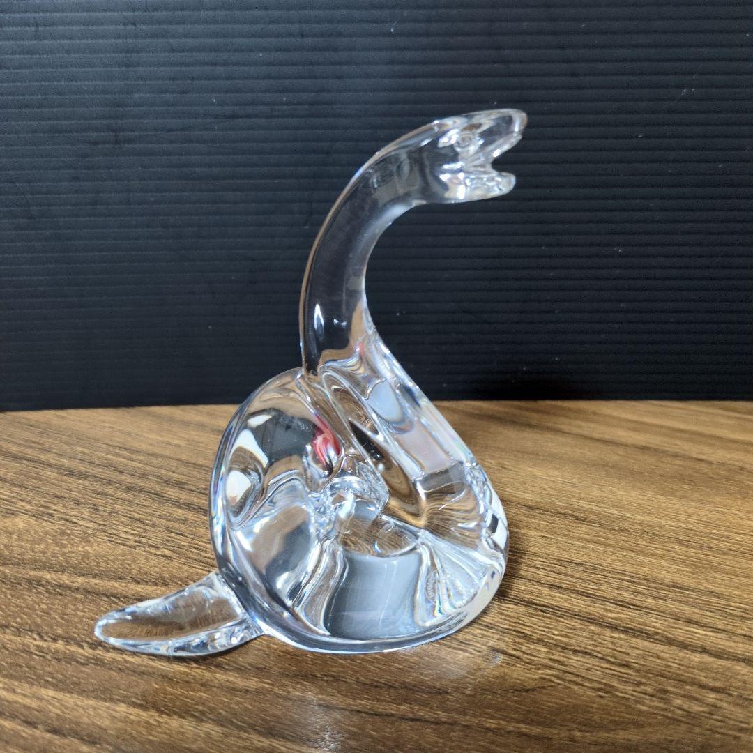 【美品】バカラ／干支 巳 蛇 スネイク フィギュリン 置物