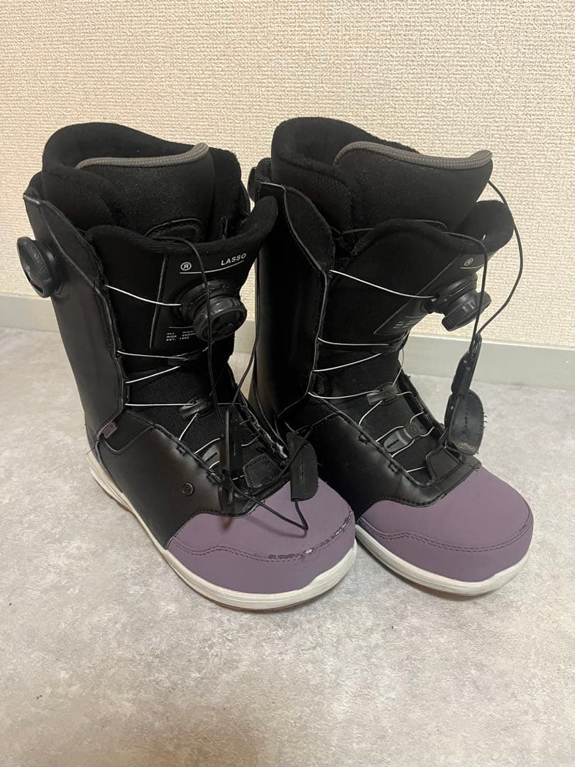 Ride ライド　LASSO スノーボードブーツ ブラック/パープル