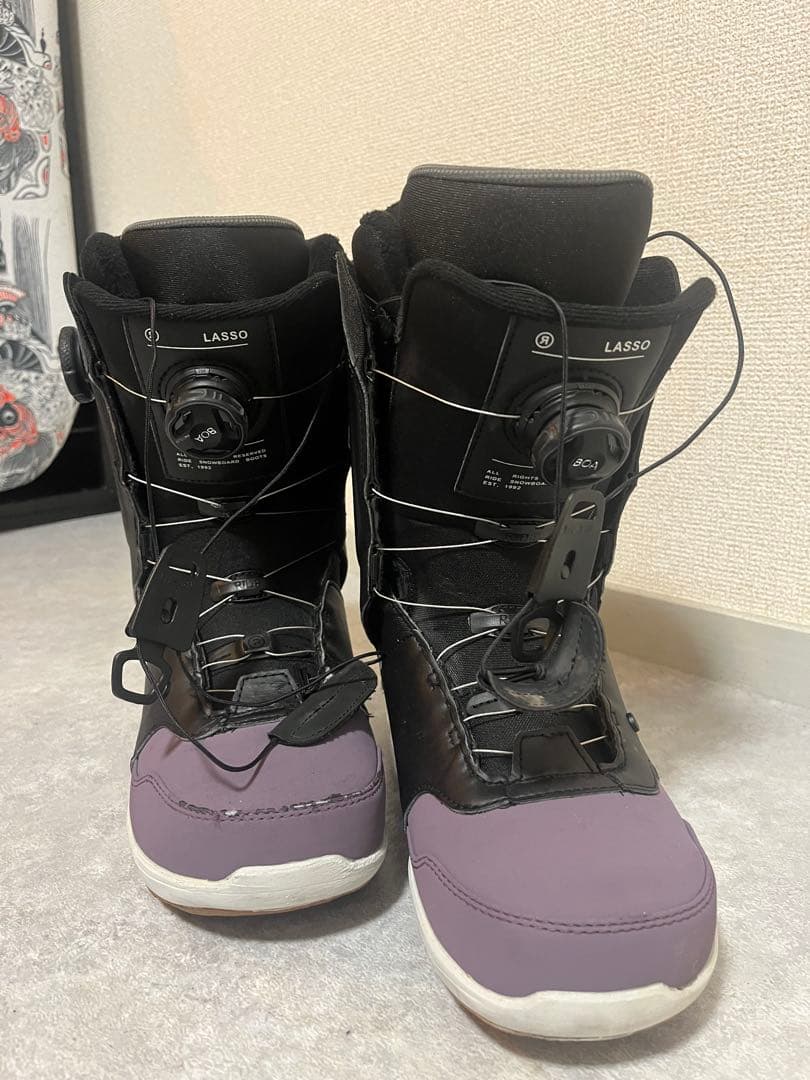 Ride ライド　LASSO スノーボードブーツ ブラック/パープル