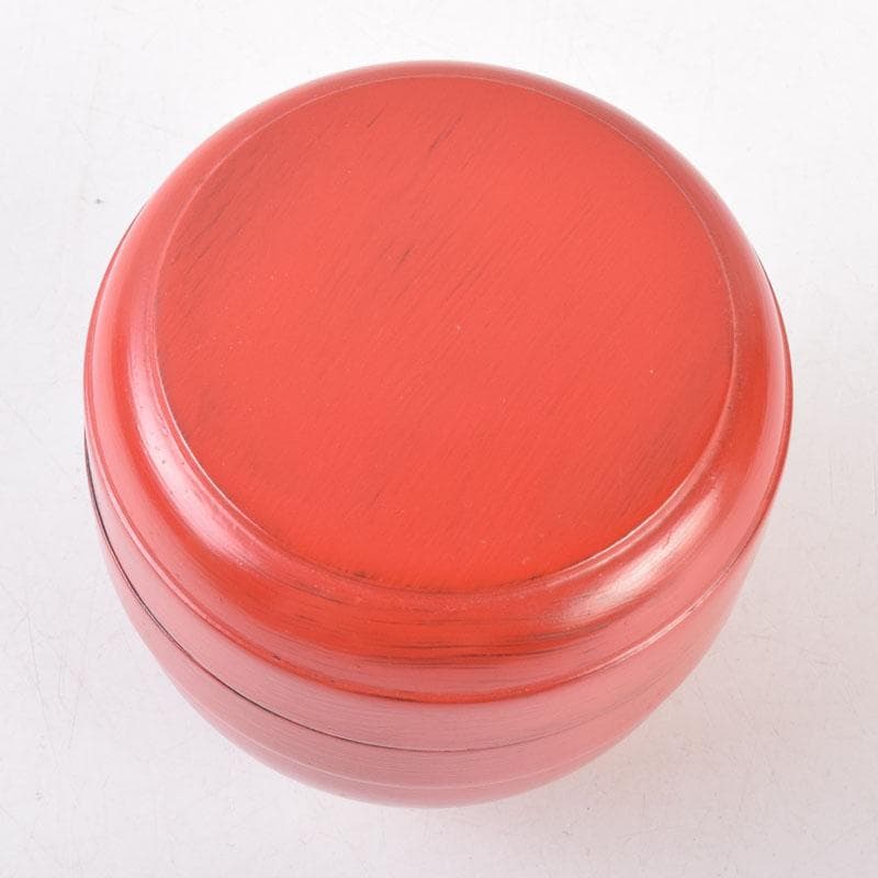 茶道具　根来塗　夏目有彦作　薬壷　書付　識箱　V　8510