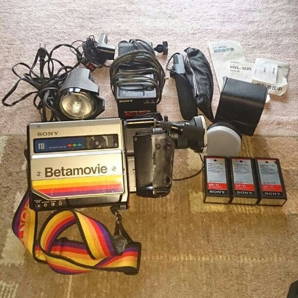 sony  betamovieビデオカメラ