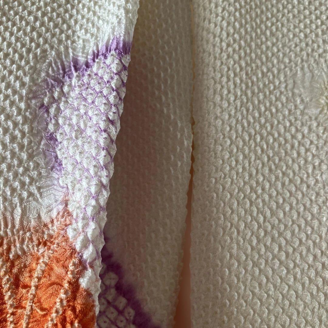 藤娘きぬたや　正絹総絞り　七五三四つ身祝い着