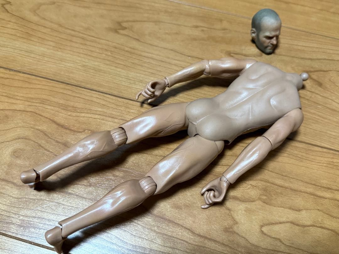 1/6 ジェイソン・ステイサム 似 ヘッドパーツ 素体