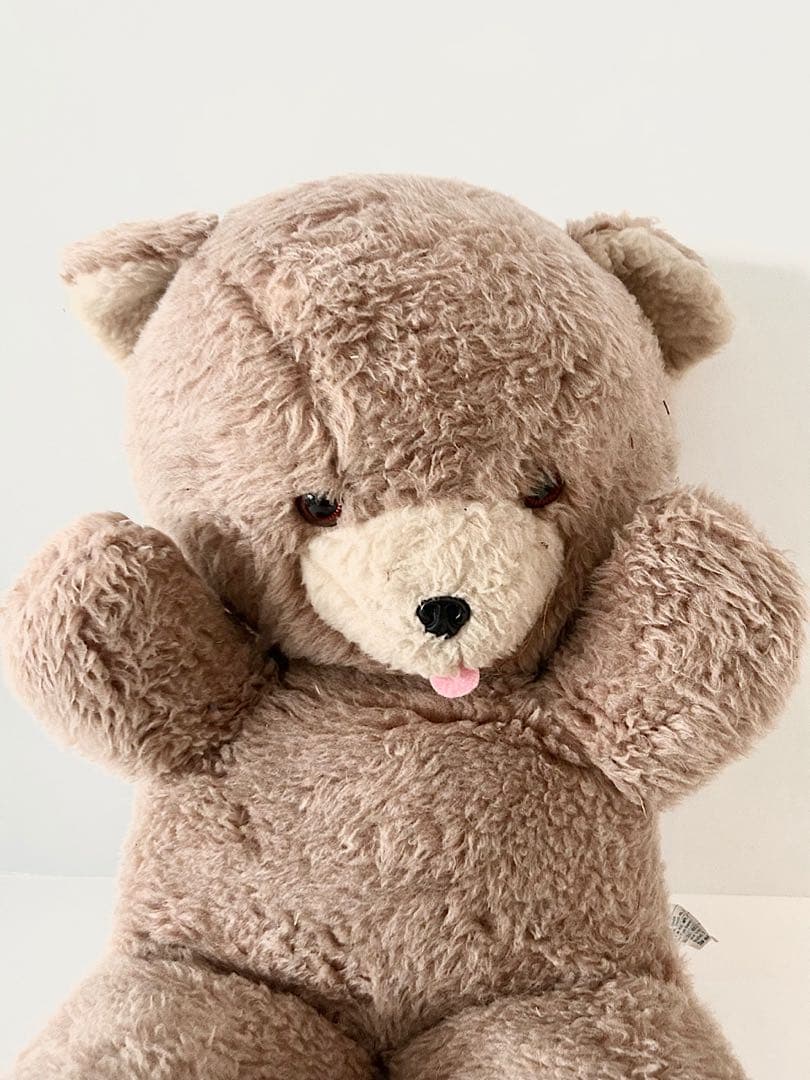 【Vintage】ぬいぐるみ　ベア　舌出し