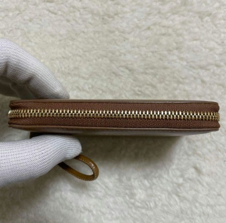 JIL SANDER　ジルサンダー　ブラウン　折り財布　極美品‼️
