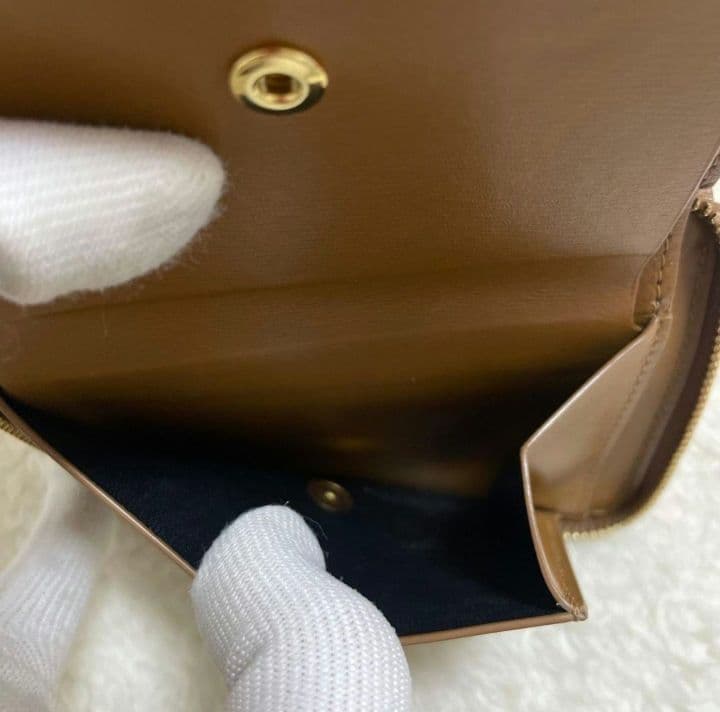 JIL SANDER　ジルサンダー　ブラウン　折り財布　極美品‼️