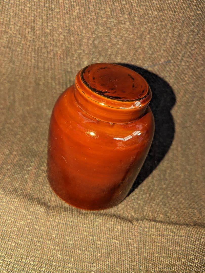 茶道具　帽子棗　木製漆器