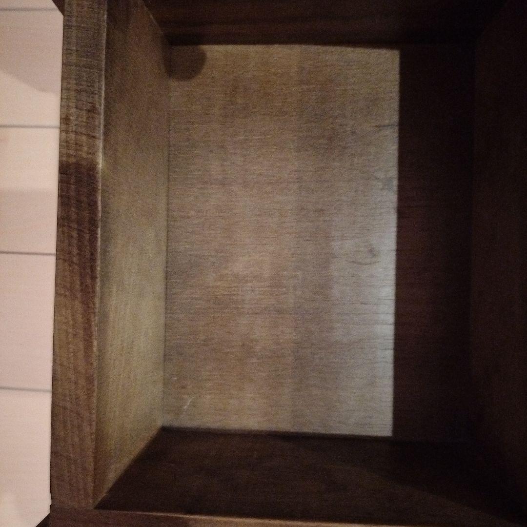 花柄の木製引き出し 9個