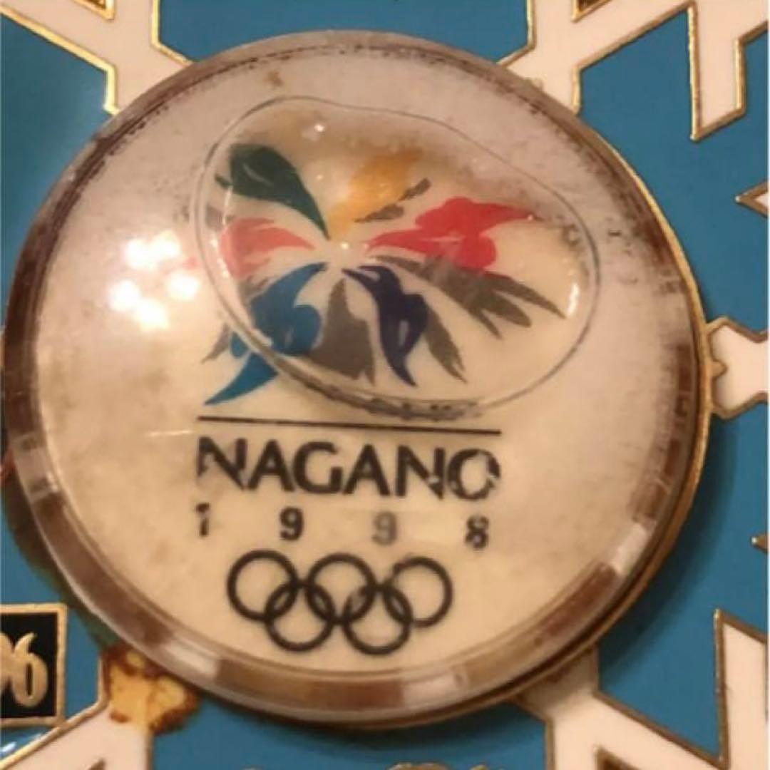 【超劇レア】アトランタ & 長野オリンピック コカコーラ スノーボールピンバッジ