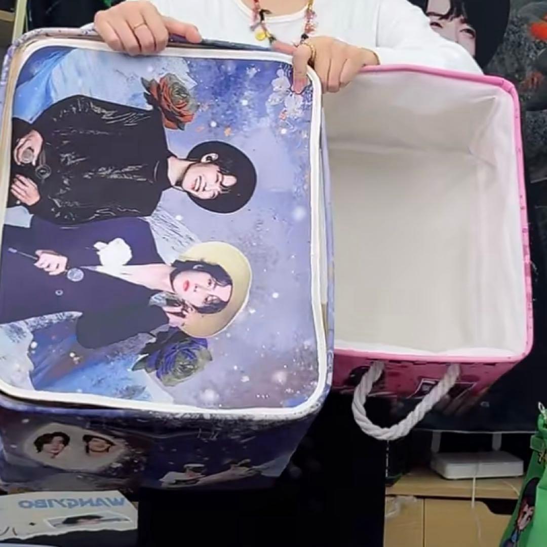 XXL王一博 肖戦 厚手 ファブリックバスケット 4点セット❣️確認用0124