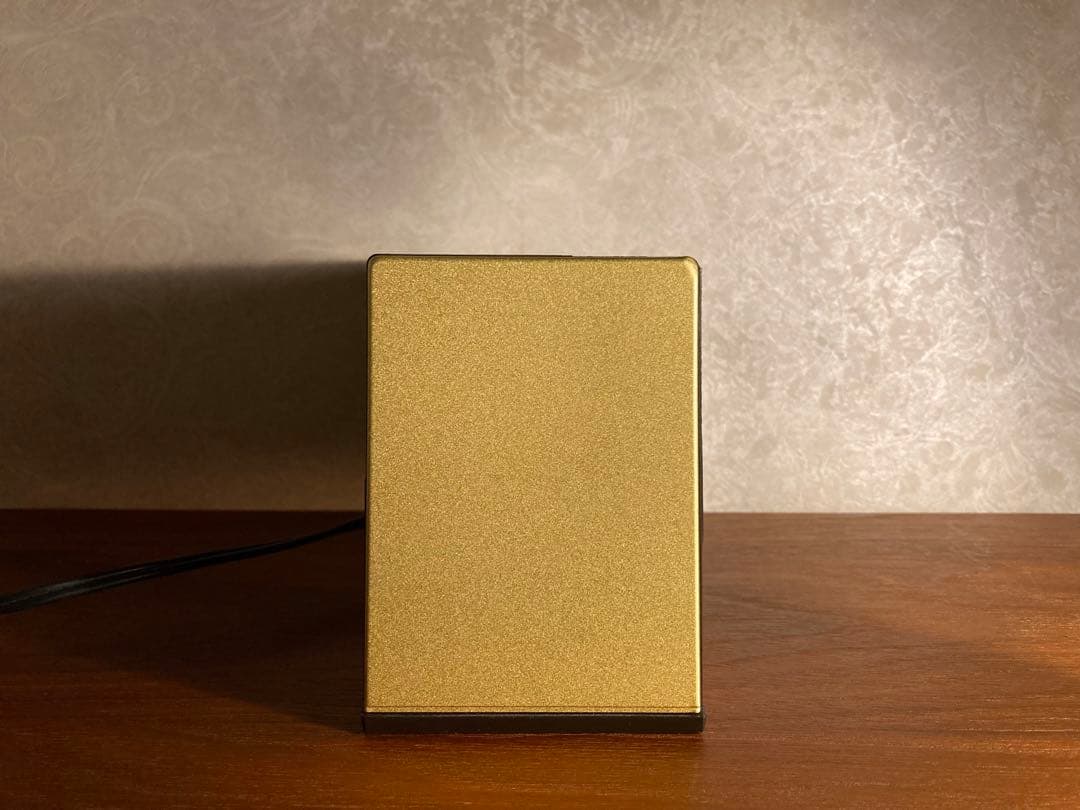 田村電機　光デジタル時計　ルミタイム Lumitime KT-209 ゴールド