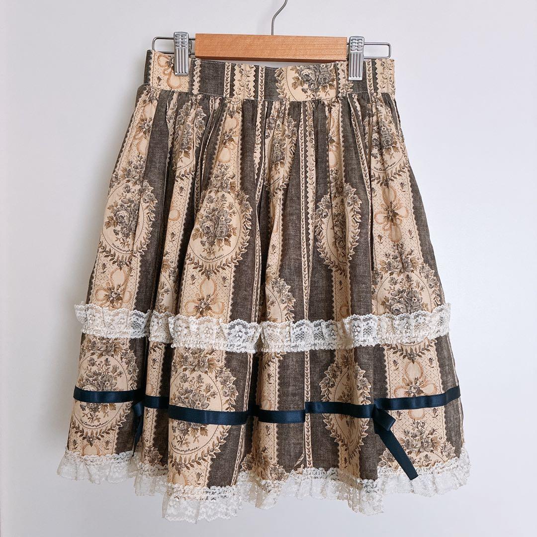 morphose メタモルフォーゼ アンティークブーケ スカート