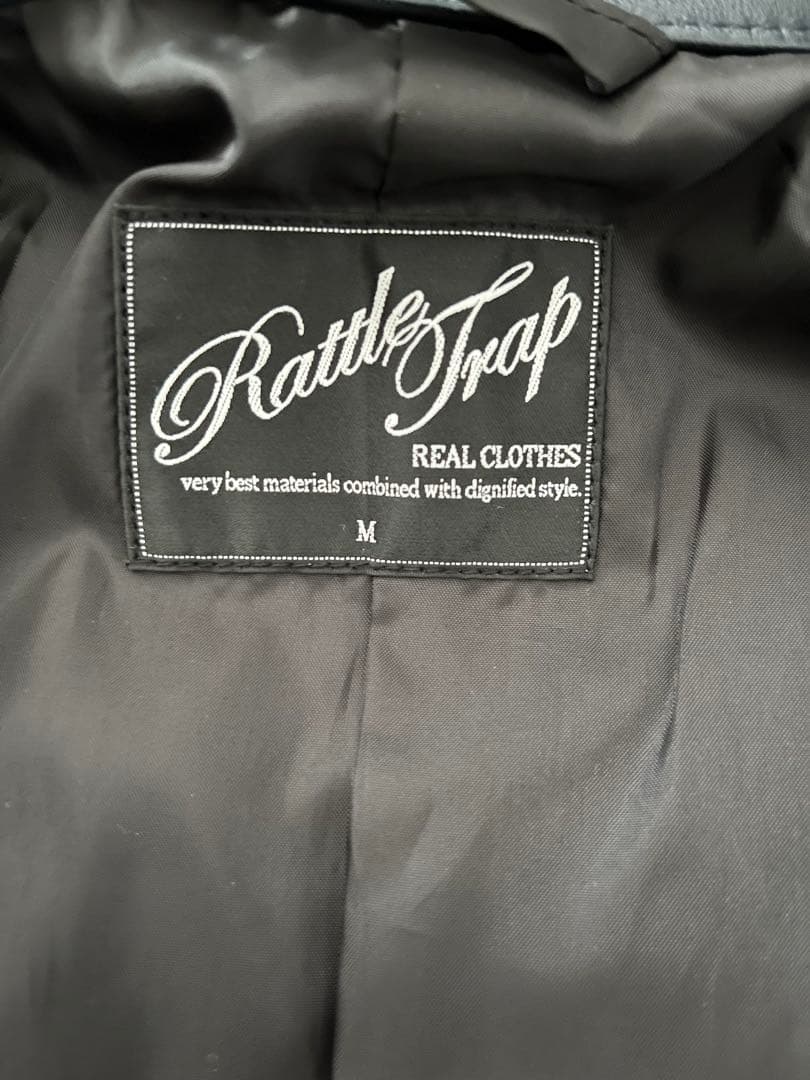 Rattle Trapシングルライダースジャケット ネイビー