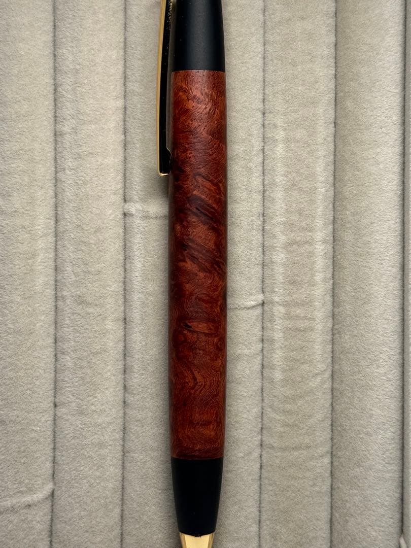 即購入不可❗️野原工芸　特上花梨瘤　スタンダードボールペン　極美品