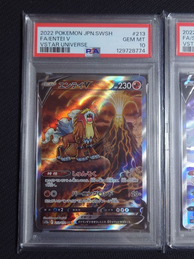 【PSA10 連番】 エンテイV スイクンV ライコウV