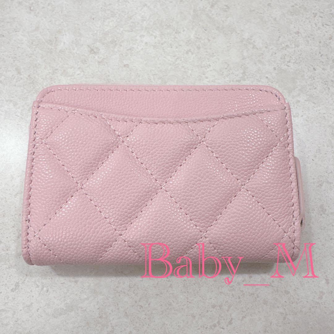 【新品未使用】CHANEL 25AW限定♡クラシックジップパース ピンク