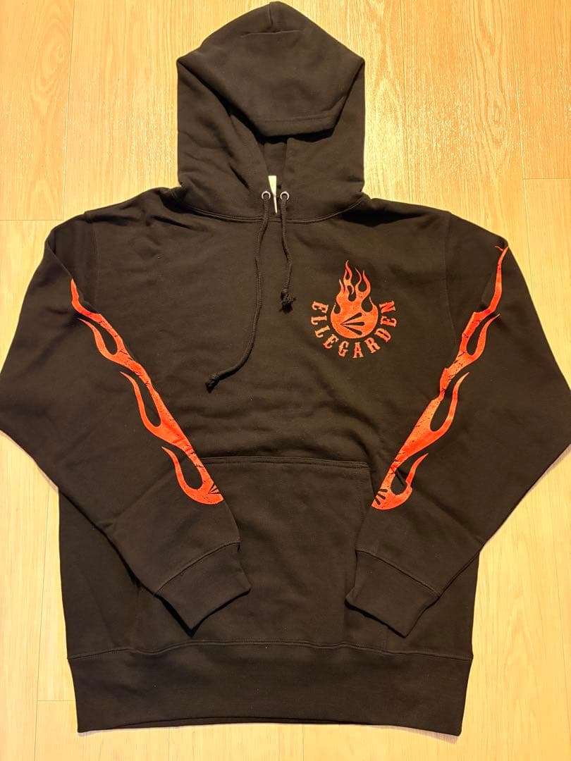 【新品】ELLEGARDEN 復活フレイムパーカー(M ブラック)