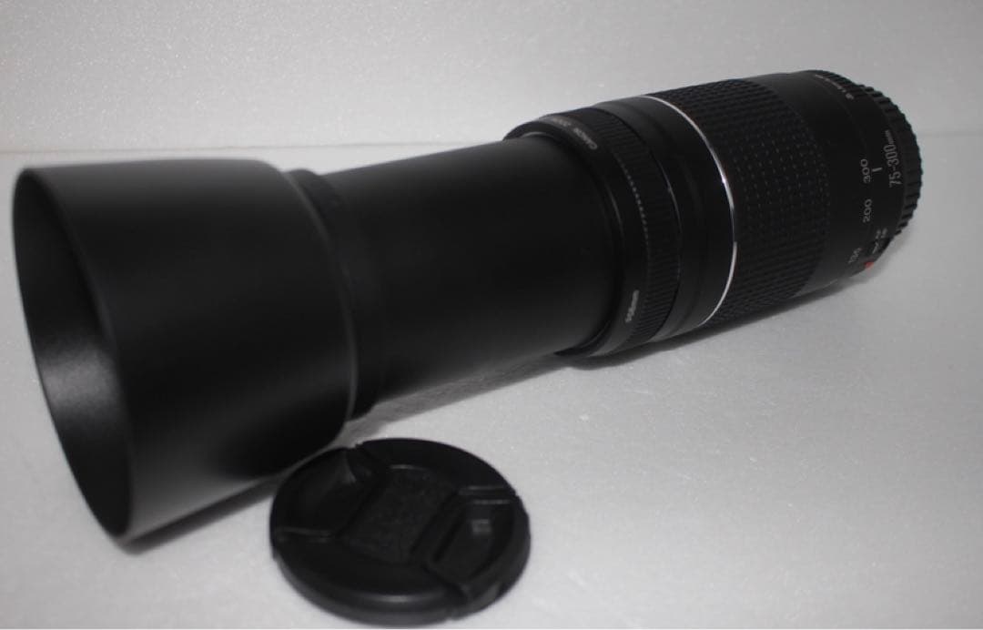 人気の300㎜　キャノン超望遠レンズ　　Canon EF75-300㎜