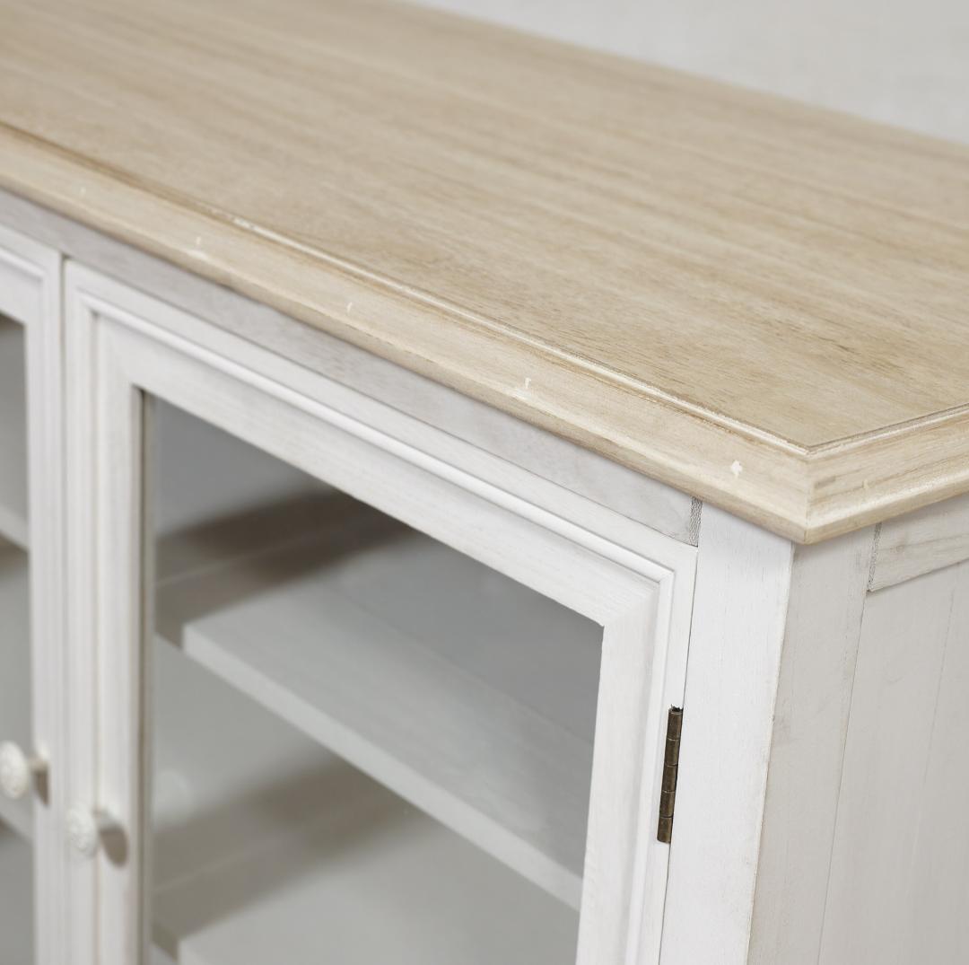 masha　アンティーク調　キャビネット　食器棚　シャビー