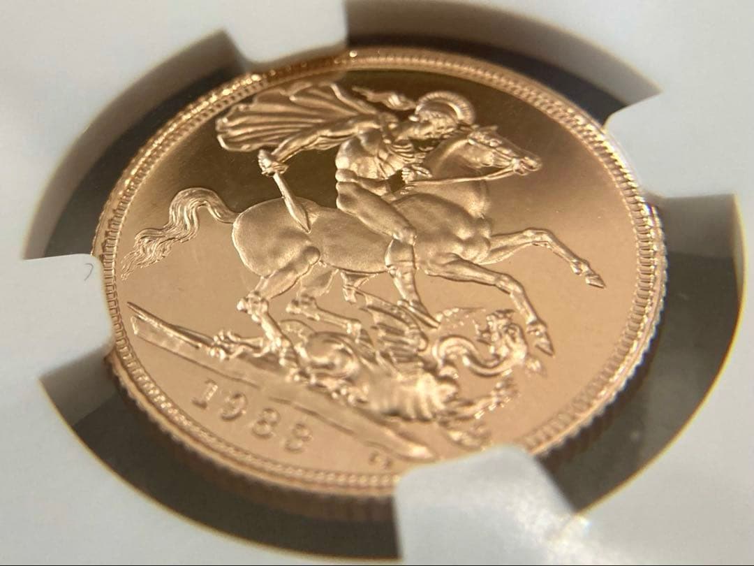 ★Akina-(^_-)O★★1983年イギリス 1ソブリン プルーフ金貨