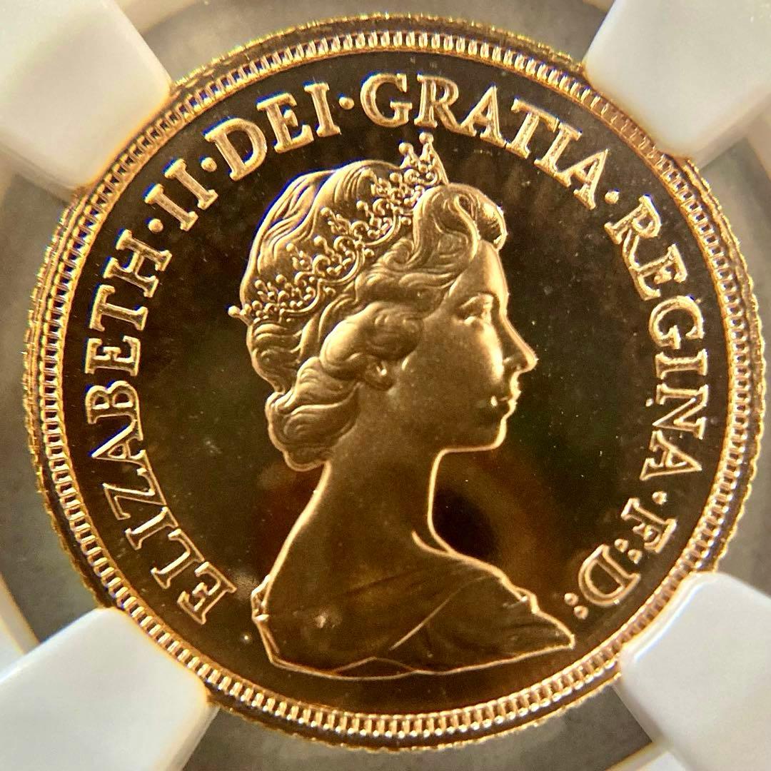 ★Akina-(^_-)O★★1983年イギリス 1ソブリン プルーフ金貨