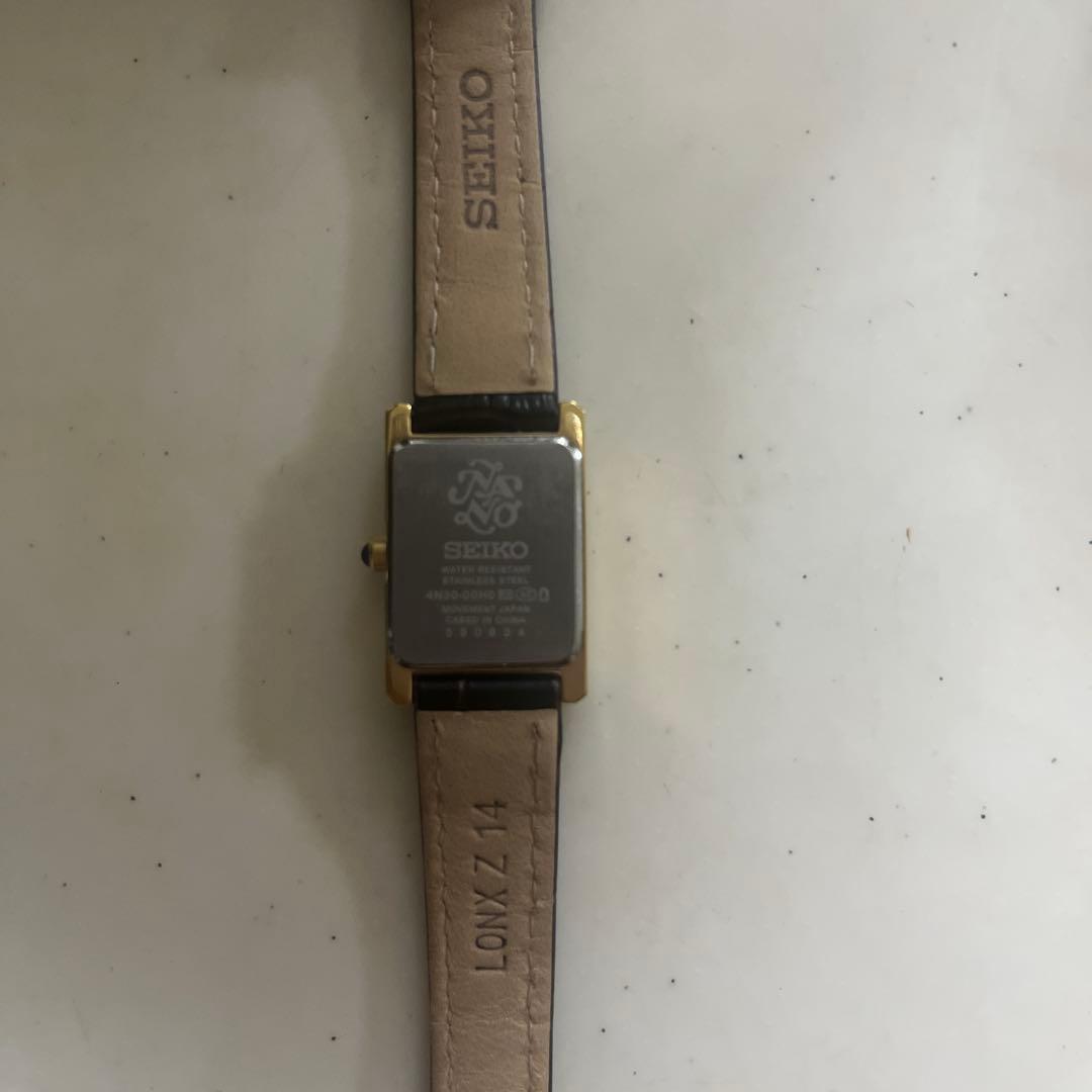 SEIKO nano ブラウンレザーベルト 時計