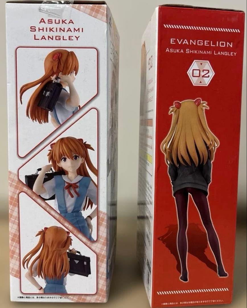 エヴァンゲリオン 一番くじ B賞 とD賞アスカ・ラングレーフィギュア　2体