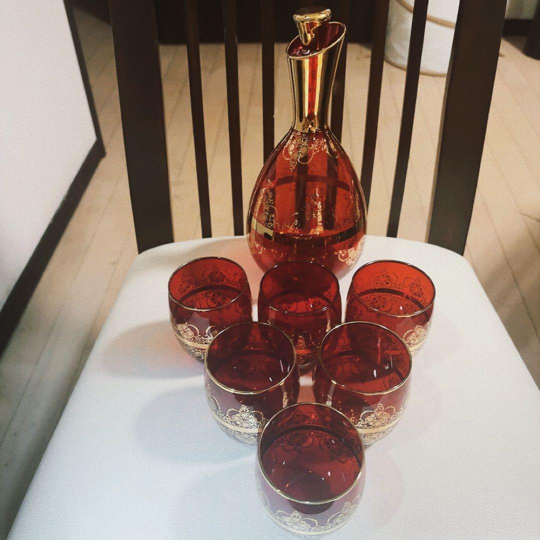 ラグーナ・ムラノ・グラス　ベネチアングラス、ディギャンタセット未使用