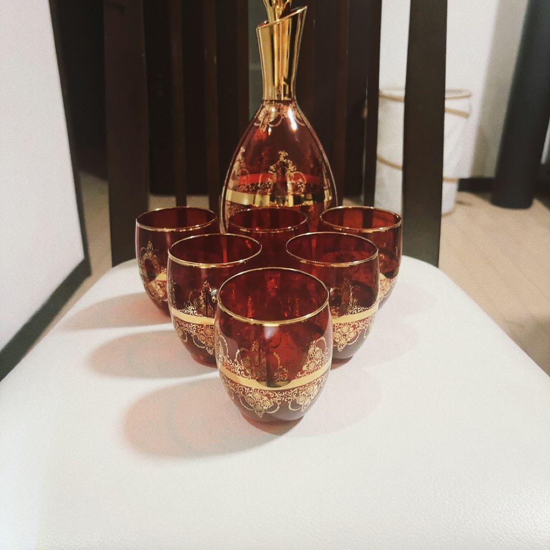 ラグーナ・ムラノ・グラス　ベネチアングラス、ディギャンタセット未使用