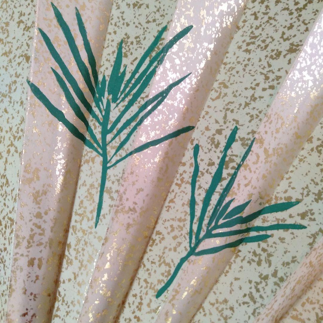 京都十松屋福井扇鋪製　鶴図柄御舞扇