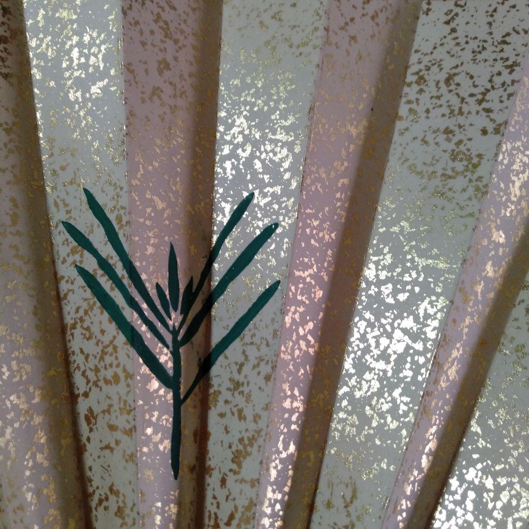 京都十松屋福井扇鋪製　鶴図柄御舞扇